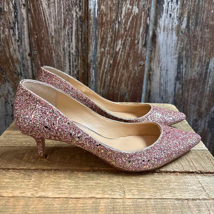 Jewel Badgley Mischka 10 Pink Shoes