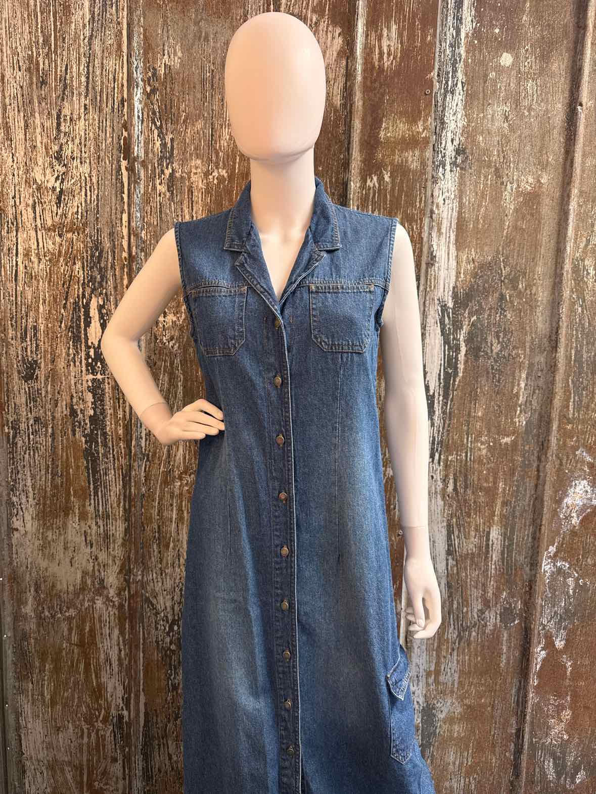 Chico's Size Medium Denim Vintage Dress