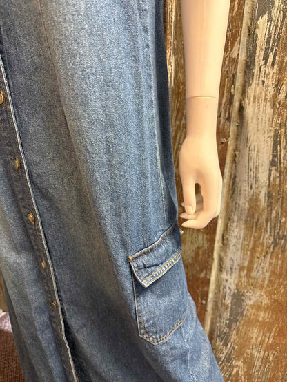 Chico's Size Medium Denim Vintage Dress