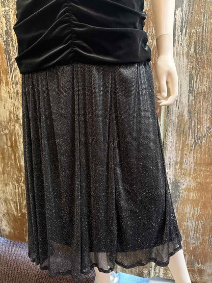 maison tara Size 12 (Large) Black Dress