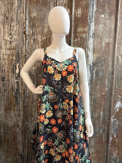 Pyramid Collection Size extra small Blue Print Dress