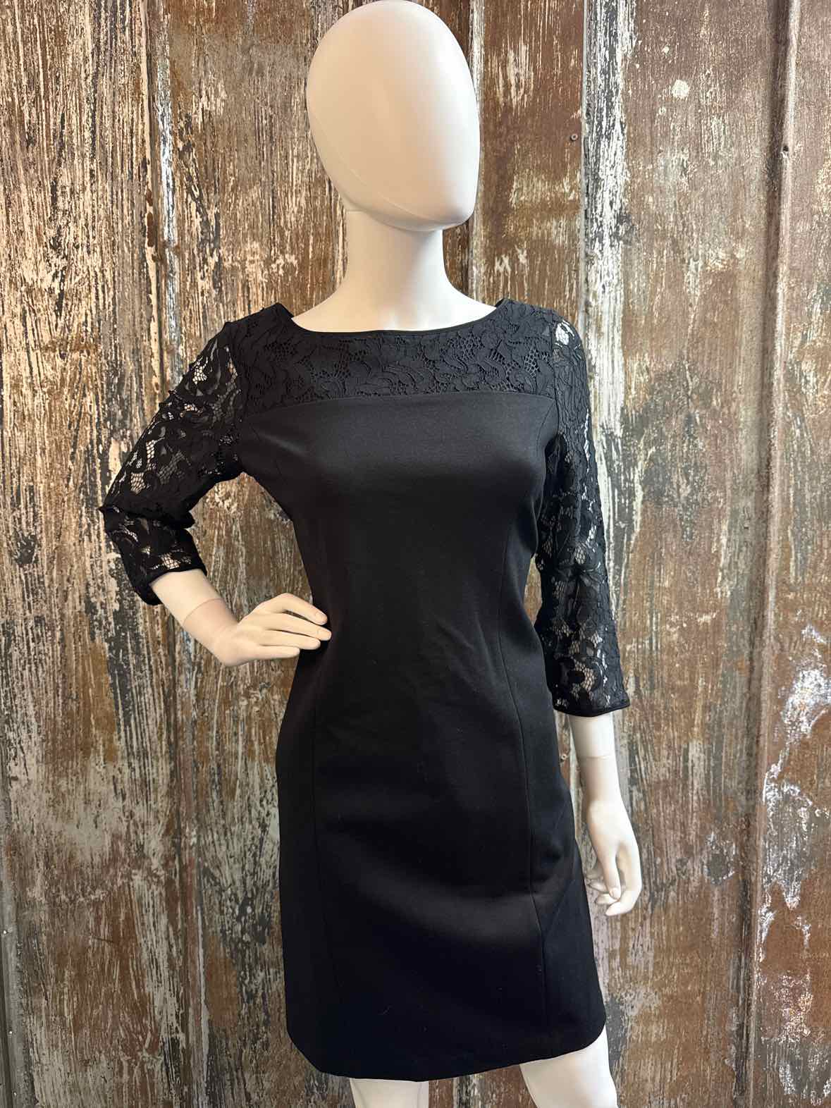 Talbots Size 8 Petite (Medium) Black Dress