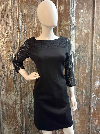 Talbots Size 8 Petite (Medium) Black Dress