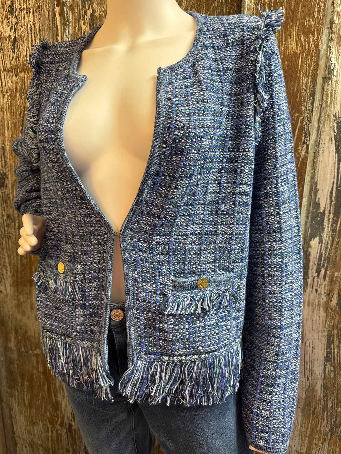 Lilly Pulitzer Size Large Blue Cardigan