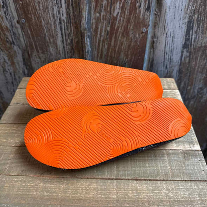 Scholl 8 Blue & Orange Print Shoes