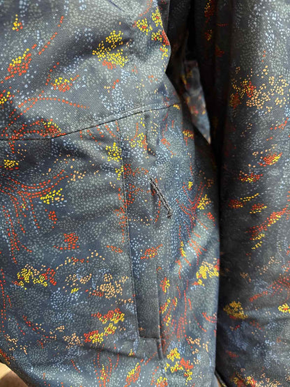 Columbia Size Extra Large Navy Print Winter Coat