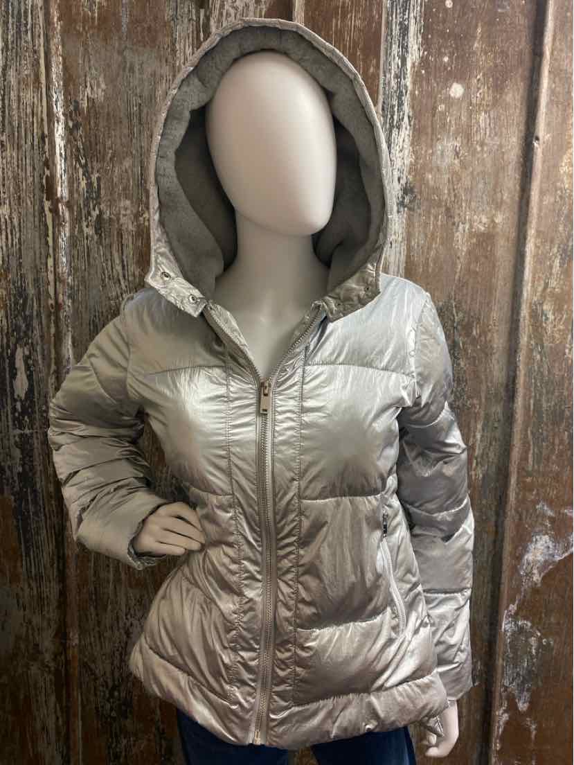 New York & Company Size Large Silver Winter Coat