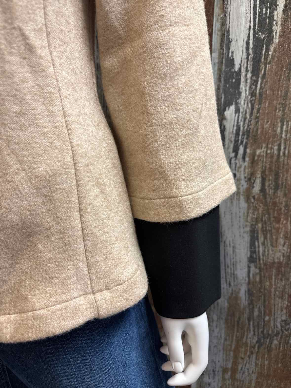 Joseph Ribkoff Size 8 (Medium) Tan & Black Jacket