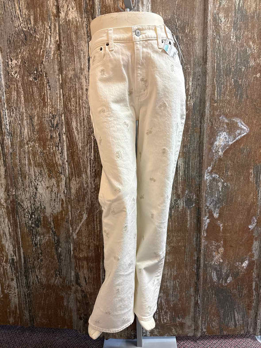 Abercrombie & Fitch Size 00 Cream Jeans