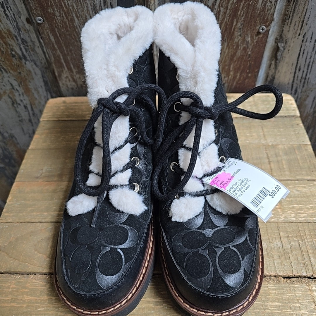 Coach 7 Black Boots