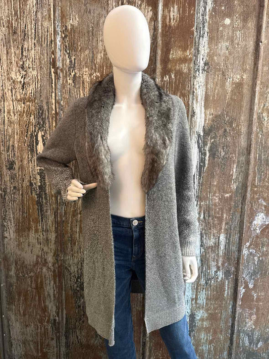 Chico's Size small Gray Cardigan