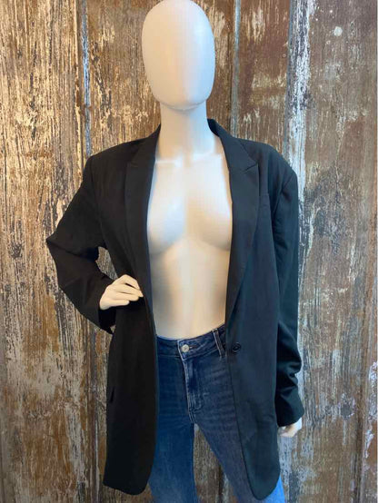 Norma Kamali Size Extra Extra Large Black Blazer