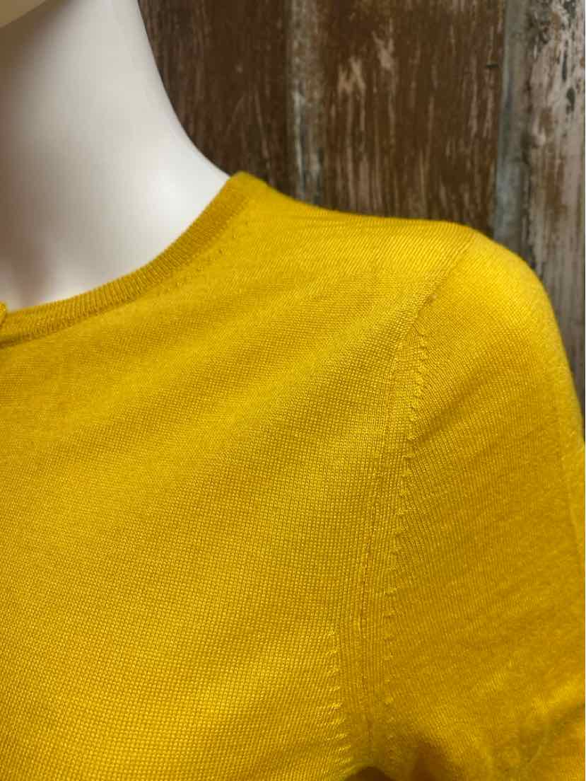 L. K. Bennett Size Large Yellow Cardigan