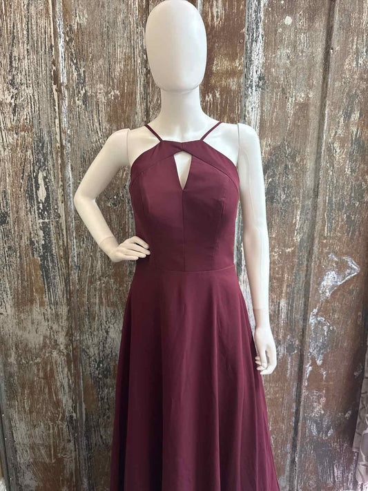 Sorella Vita Size 10 Maroon Evening Dress