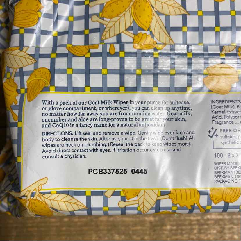 Beekman Facial Wipes